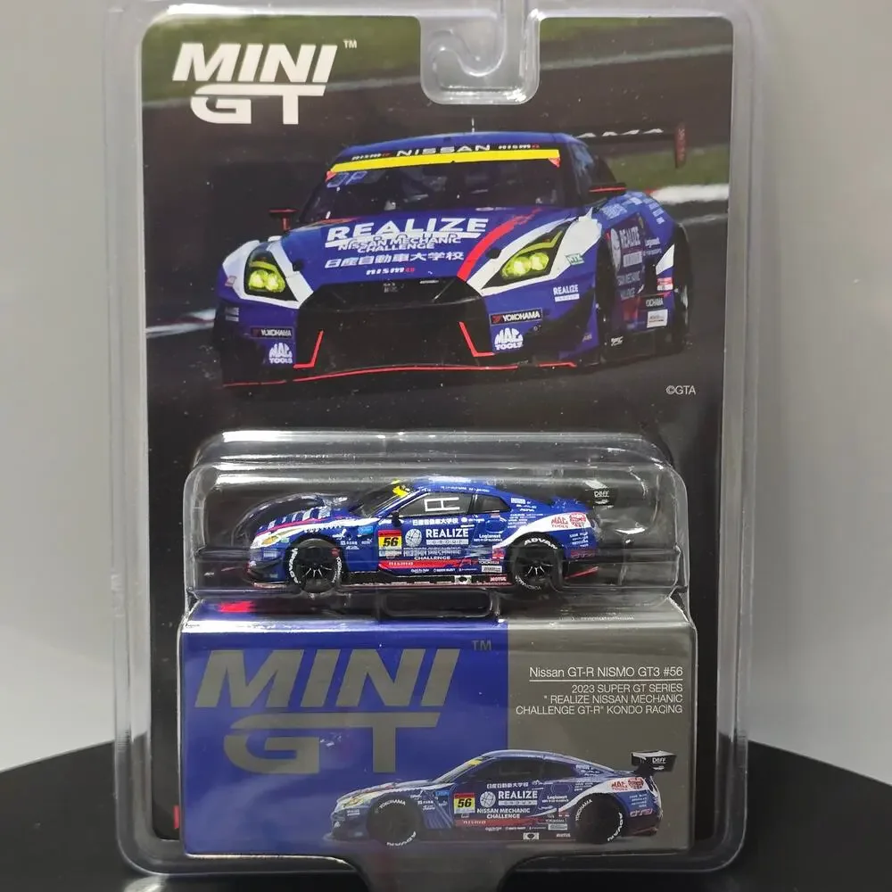 Nissan GTR NISMO GT3 Realize Kondo Racing Mini GT 2023 Super GT #859 1:64